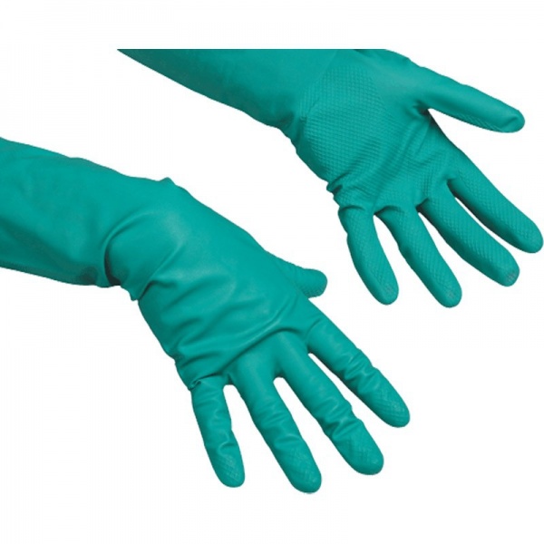 Перчатки нитриловые Универсальные, р-р М, зеленый 